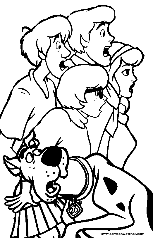 scooby doo coloring pages jpg