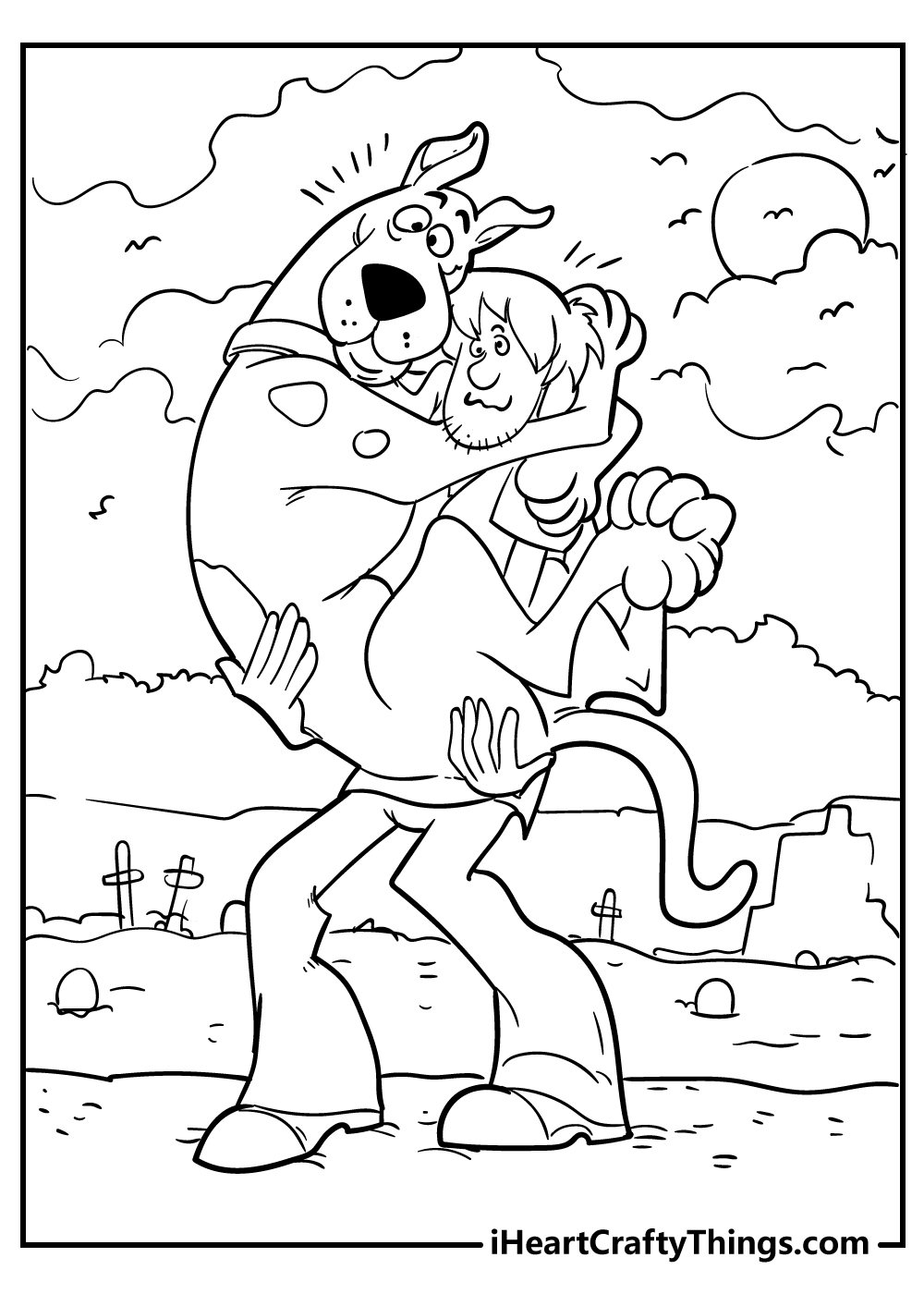 scooby doo coloring pages jpg