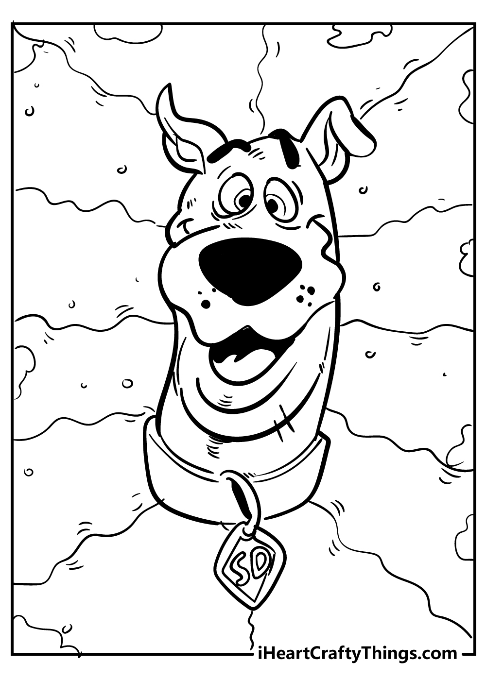 scooby doo coloring pages jpg