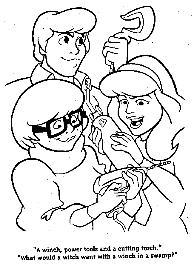 scooby doo coloring pages jpg