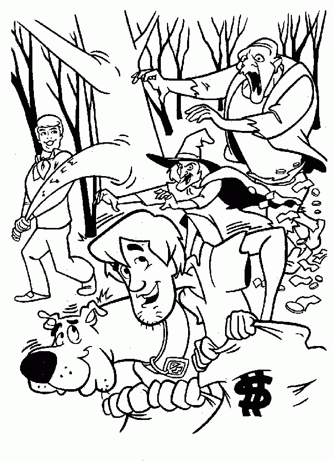 scooby doo coloring pages jpg