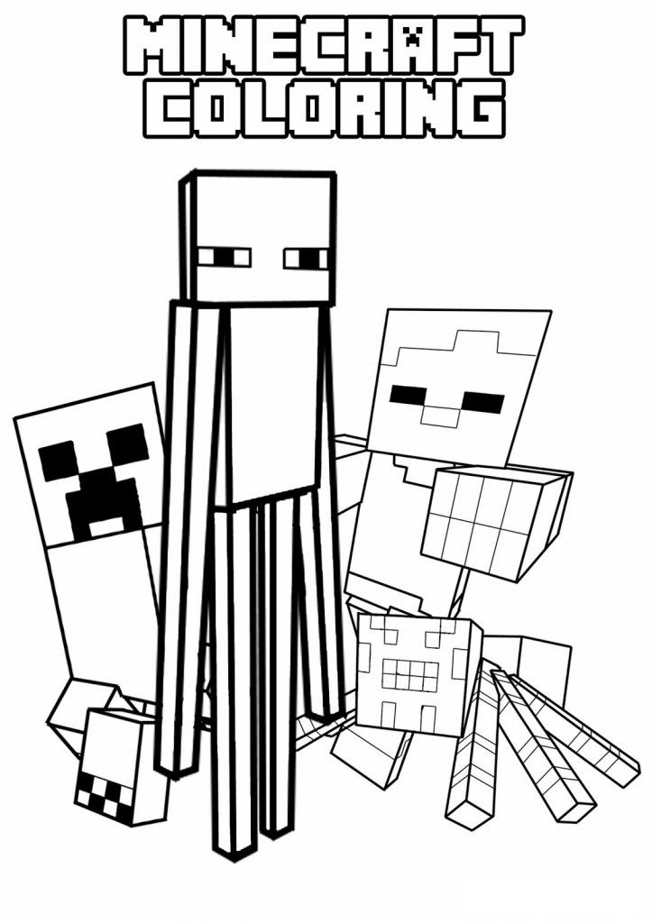 free minecraft coloring pages jpg