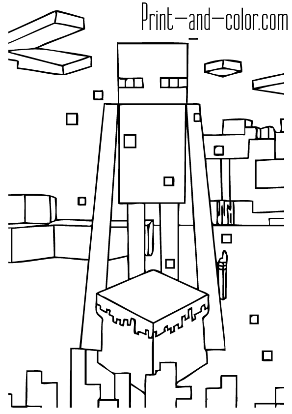 free minecraft coloring pages jpg
