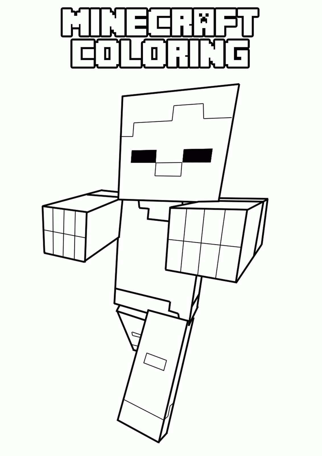 free minecraft coloring pages jpg