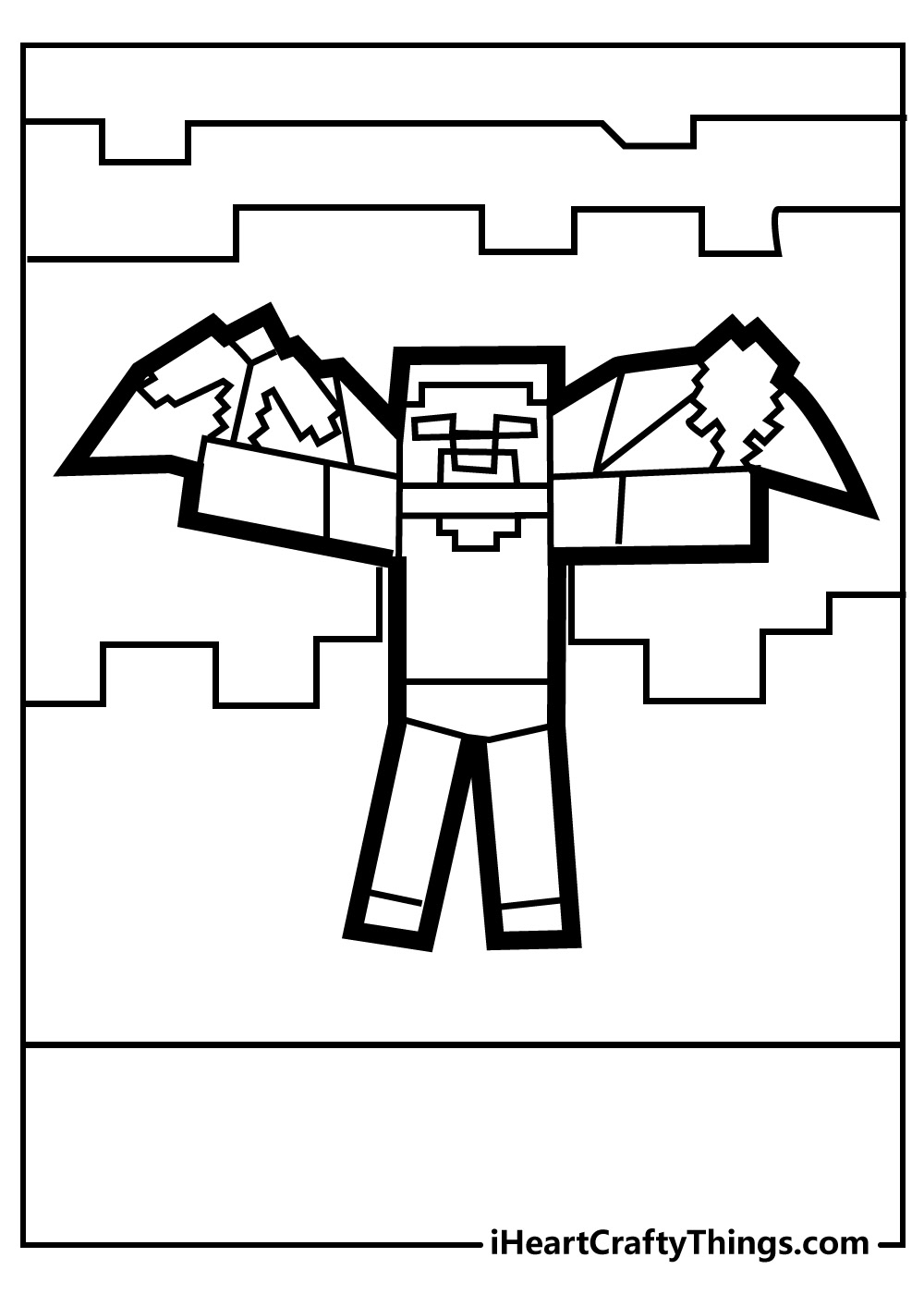 free minecraft coloring pages jpg