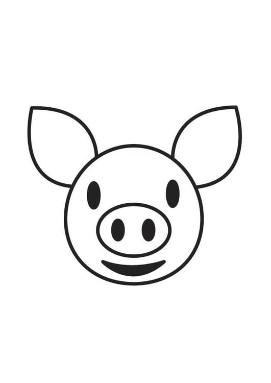 coloring page pig head dm jpg jpg