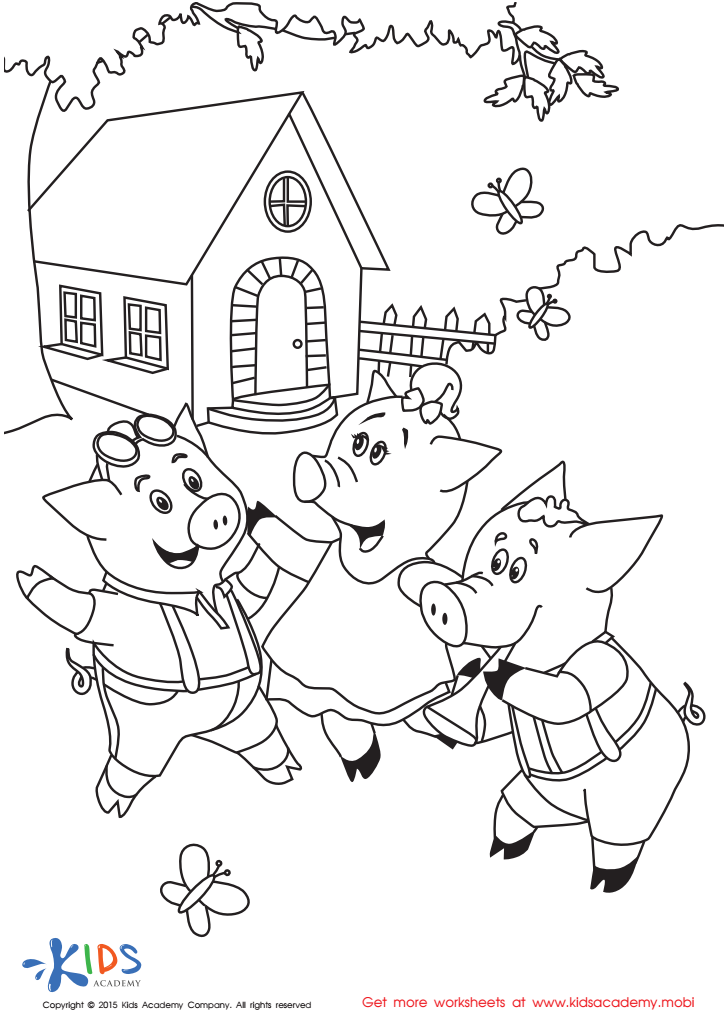 folktales printable pdf worksheets little pigs png jpg