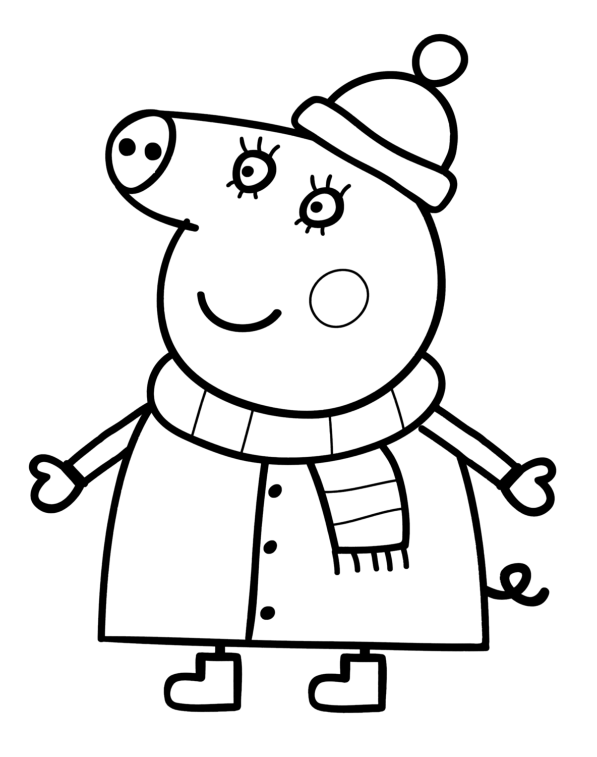 mama pig in peppa pig coloring page png jpg