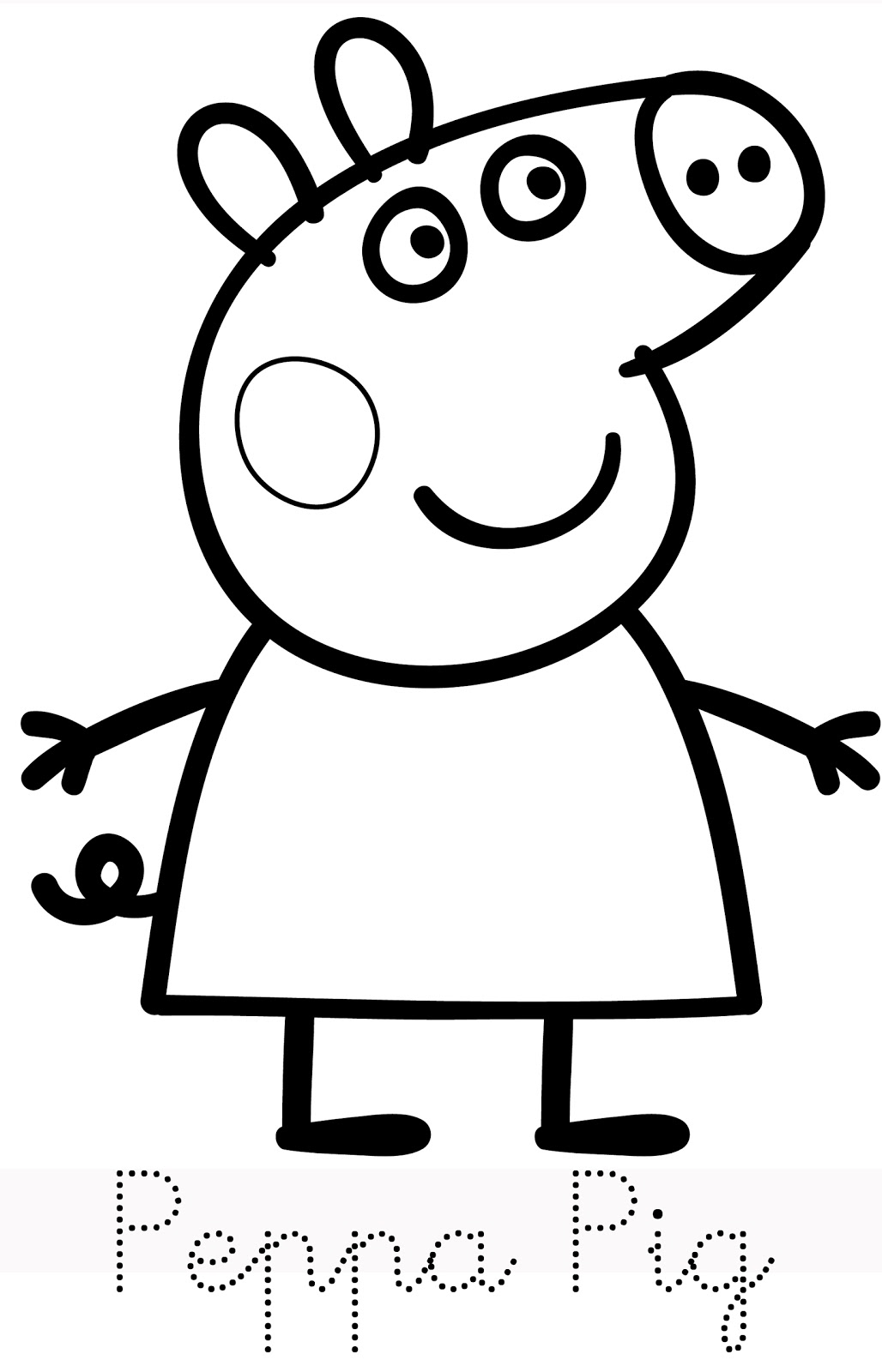 peppa pig printable coloring page jpg jpg