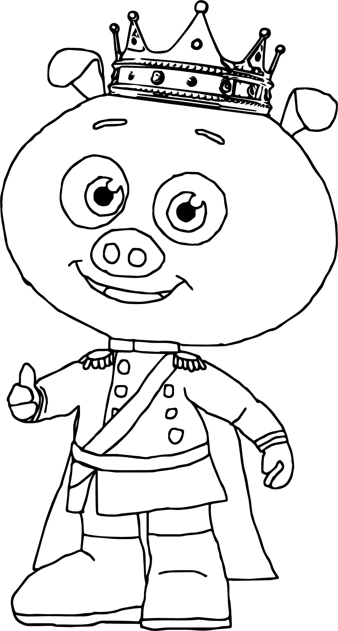 81+ Creative Pig Face Coloring Pages Printable