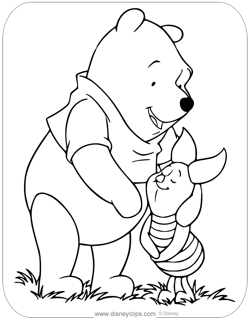 pooh piglet coloring png jpg
