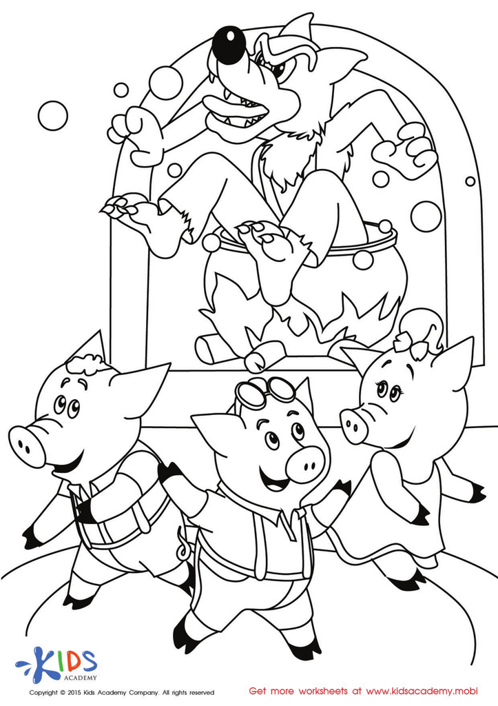 three little pigs and big bad wolf png jpg