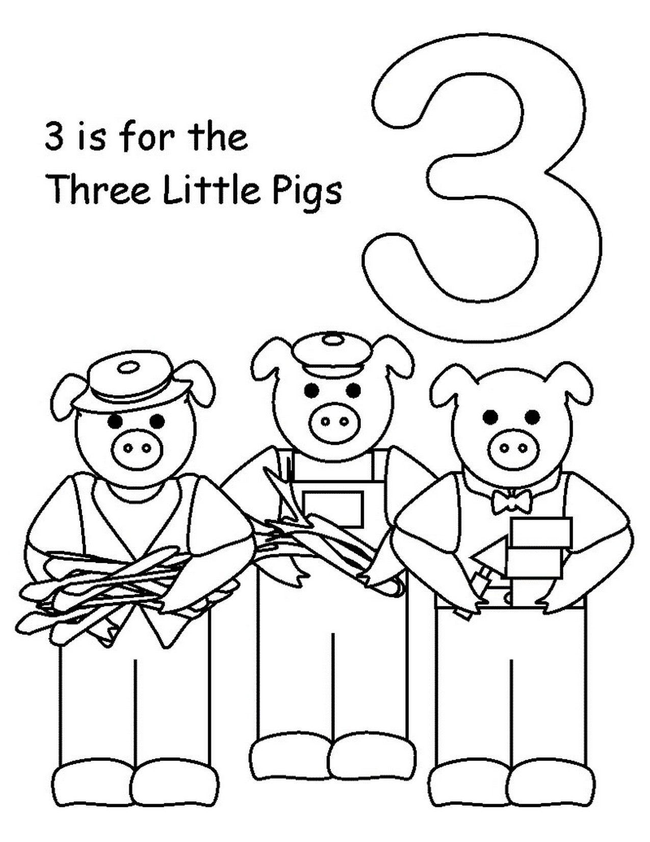 three little pigs coloring pages jpg jpg