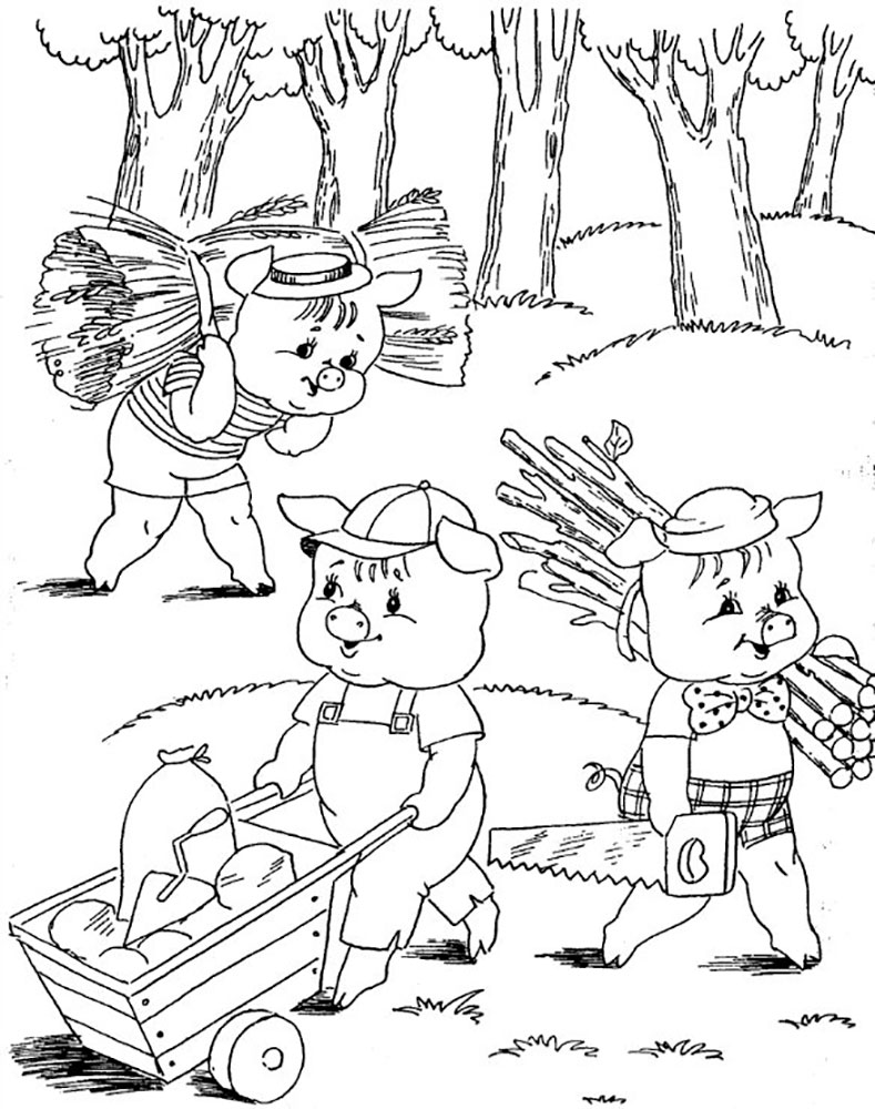 three little pigs coloring pages jpg jpg