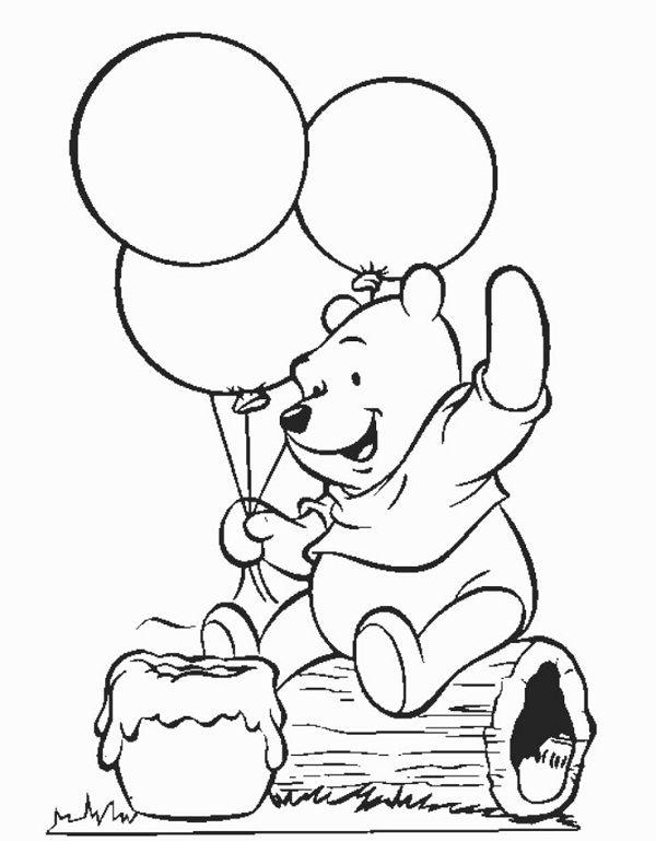 50+ Artistic Baby Pooh Bear Coloring Pages Unique