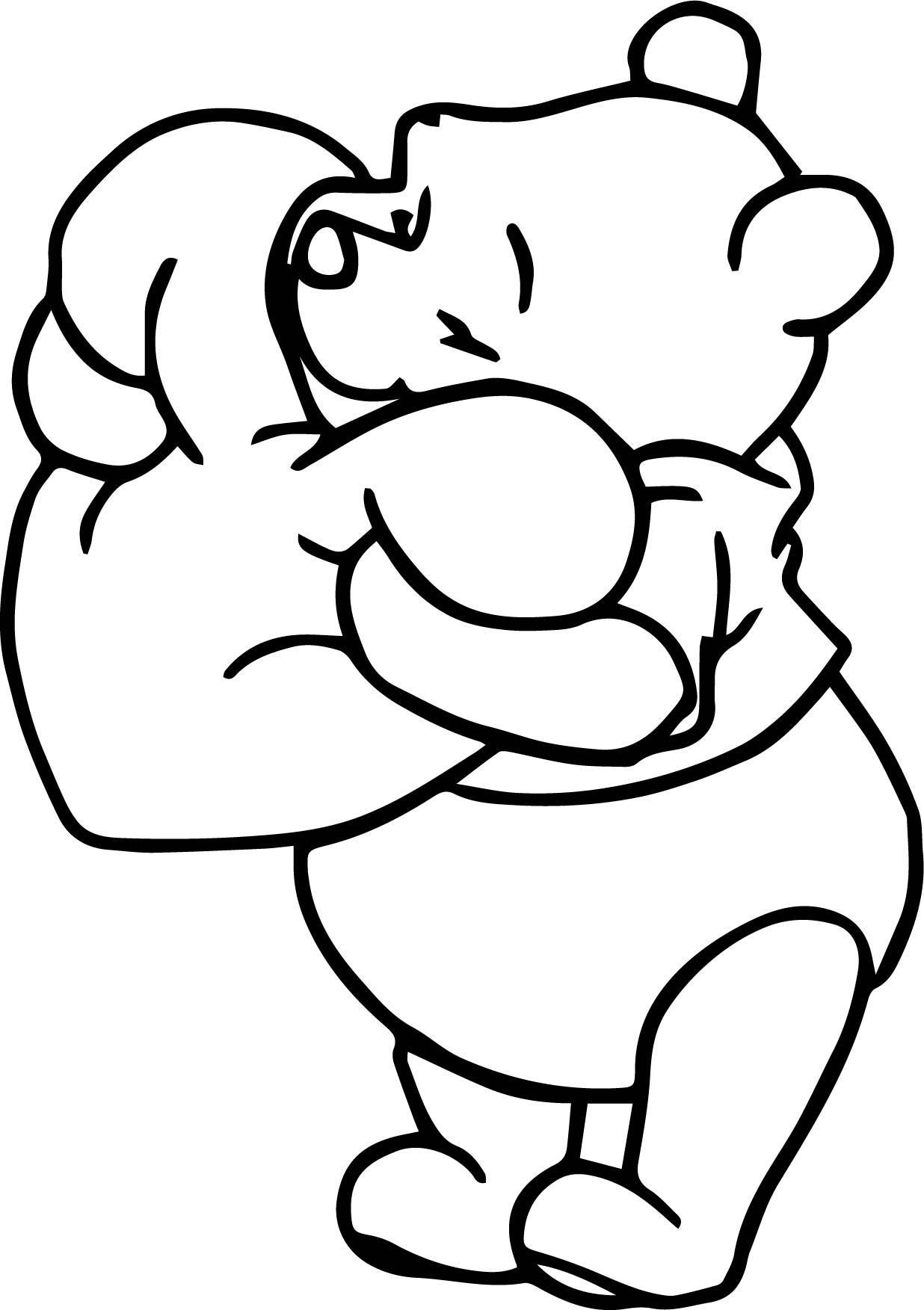 49+ Entertaining Baby Winnie Pooh Coloring Pages Detailed