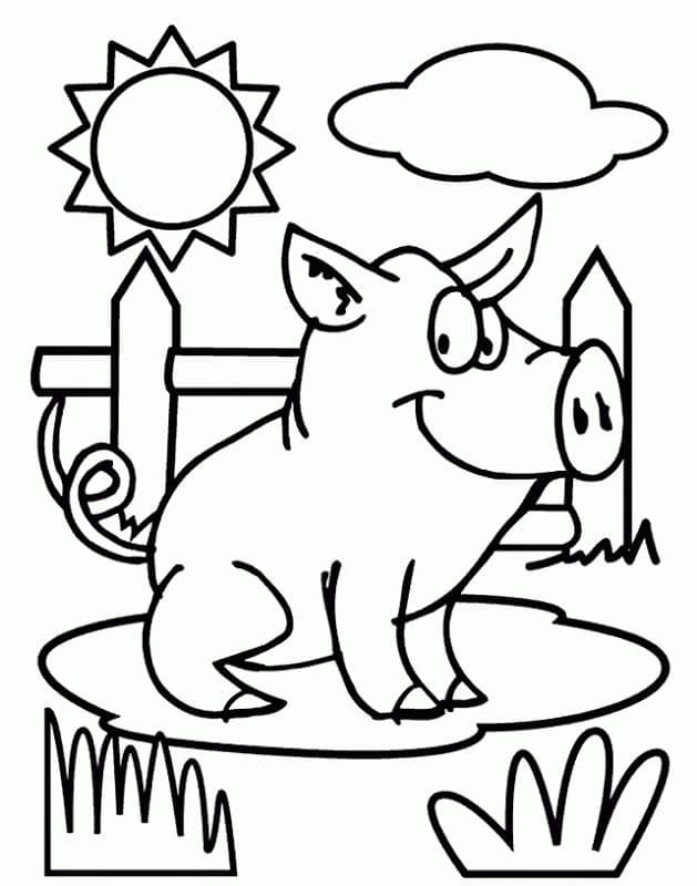 detailed cartoon pig coloring pages printable jpg