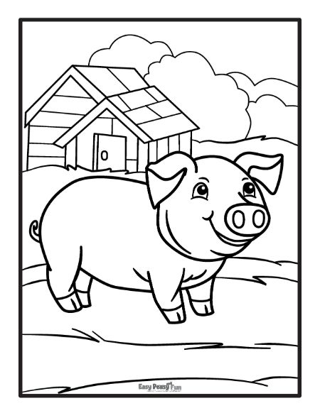 new pig coloring pictures printable jpg