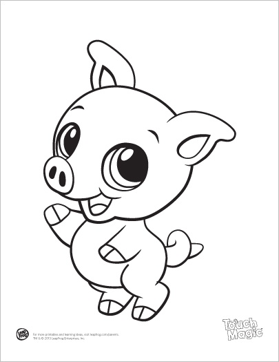 fun cartoon pig coloring pages printable jpg