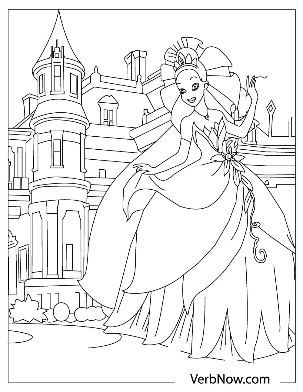 the best all princesses coloring pages printable jpg