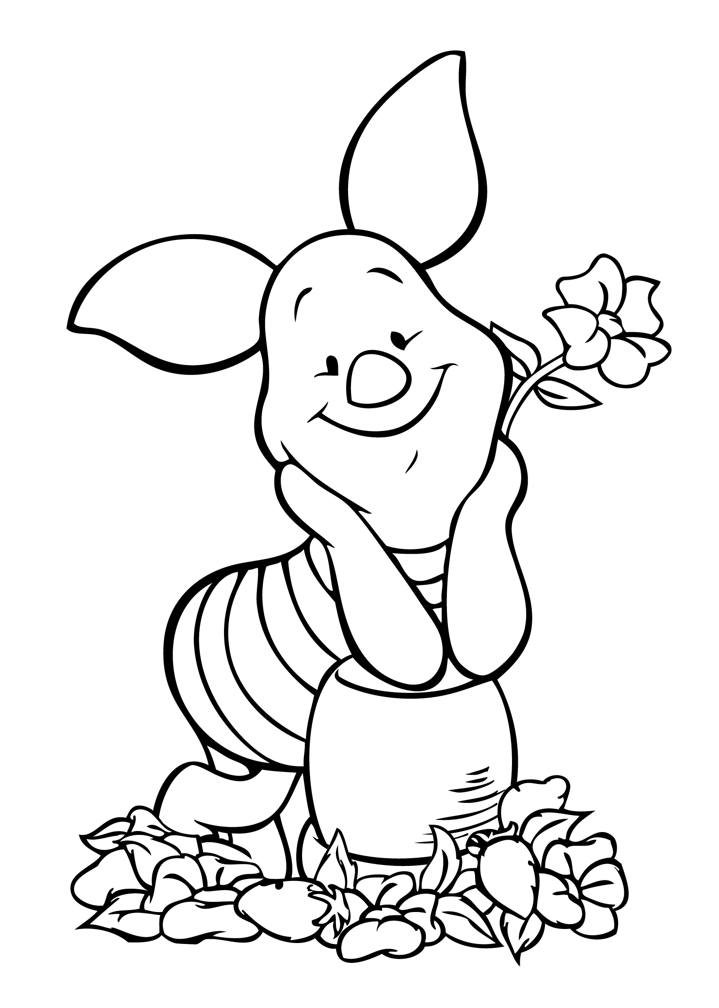 joyful piglet coloring sheets printable jpg