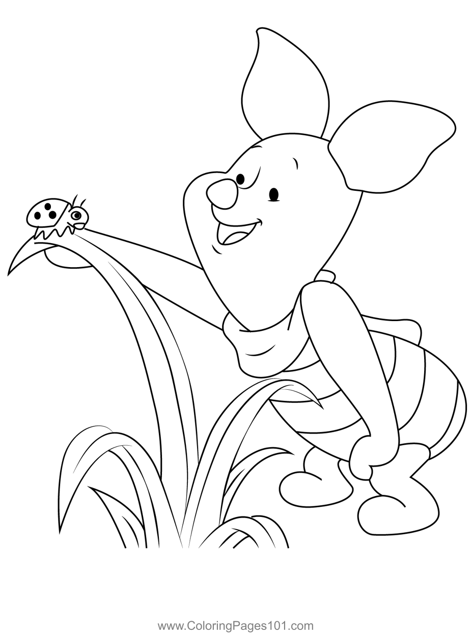 joyful piglet printable coloring pages printable jpg