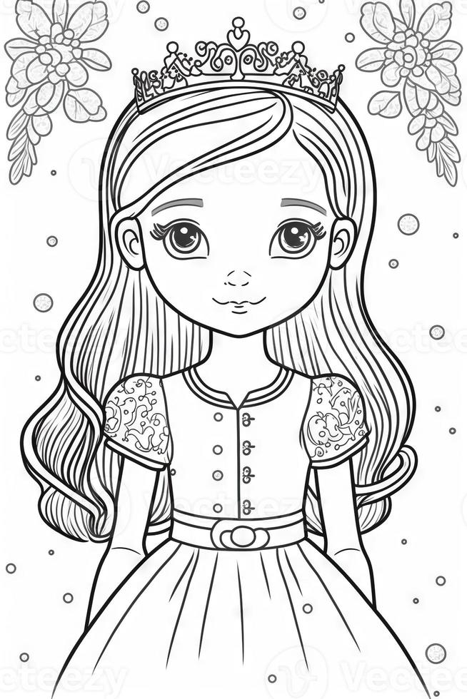 realistic all princesses coloring pages printable jpg