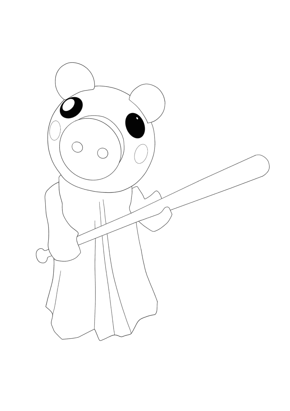 34+ Creative Piggy Printable Coloring Pages Download FREE