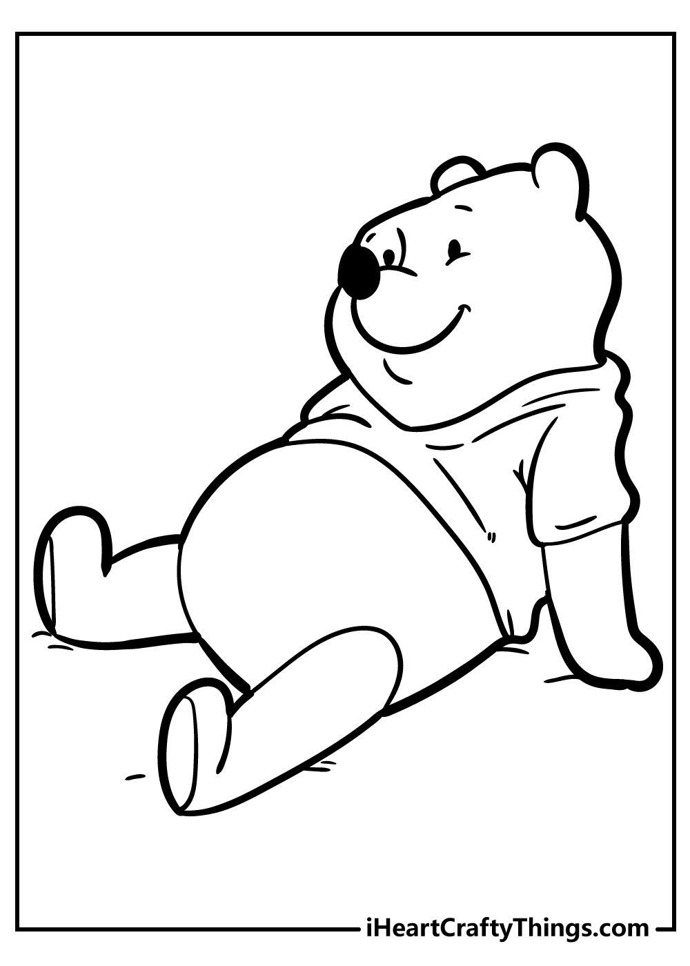 38+ Unique Baby Pooh Bear Coloring Pages Cute