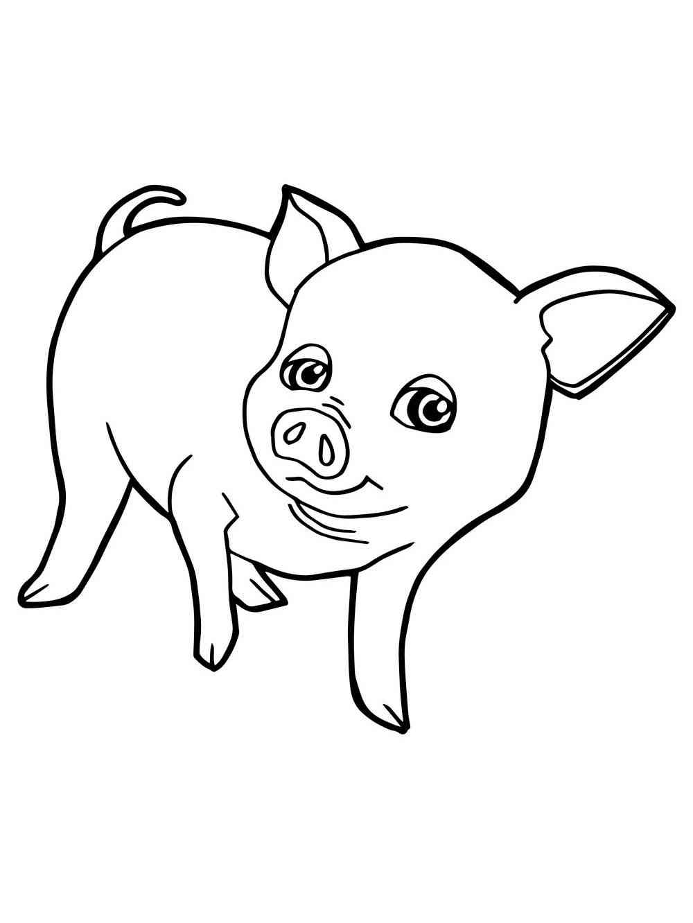 inspiring simple pig coloring pages printable jpg