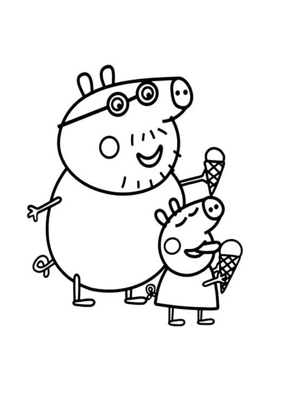 aesthetic cartoon pig coloring pages printable jpg