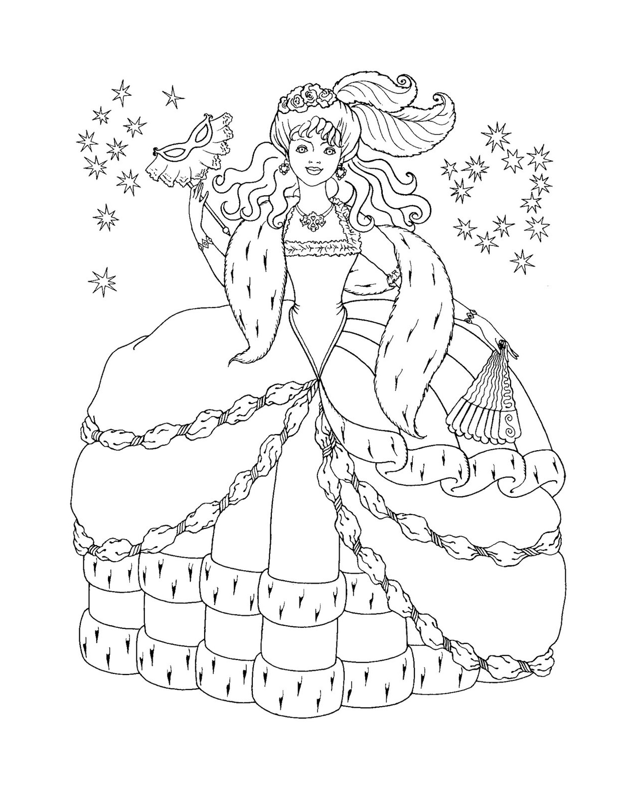 fun all princesses coloring pages printable jpg