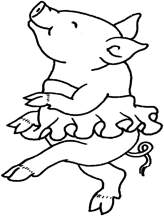 educational cartoon pig coloring pages printable jpg