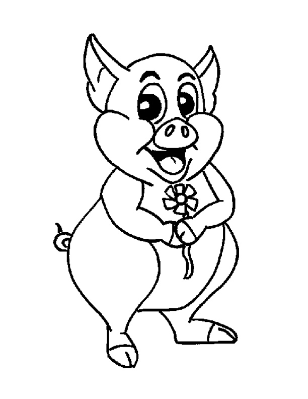 aesthetic simple pig coloring pages printable jpg