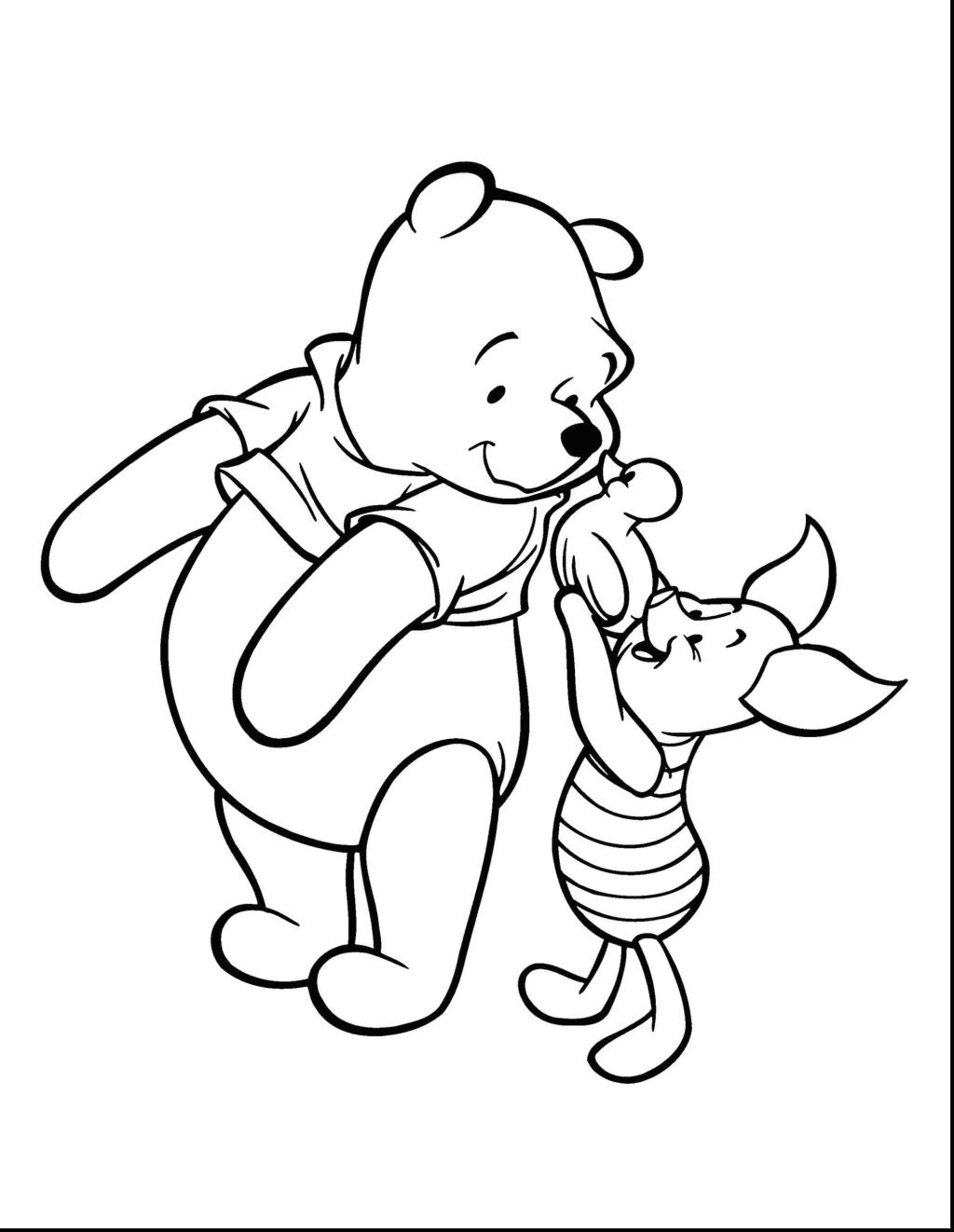 realistic piglet coloring sheets printable jpg