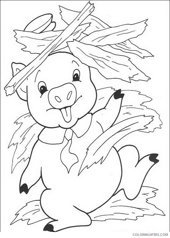 fun cartoon pig coloring pages printable jpg