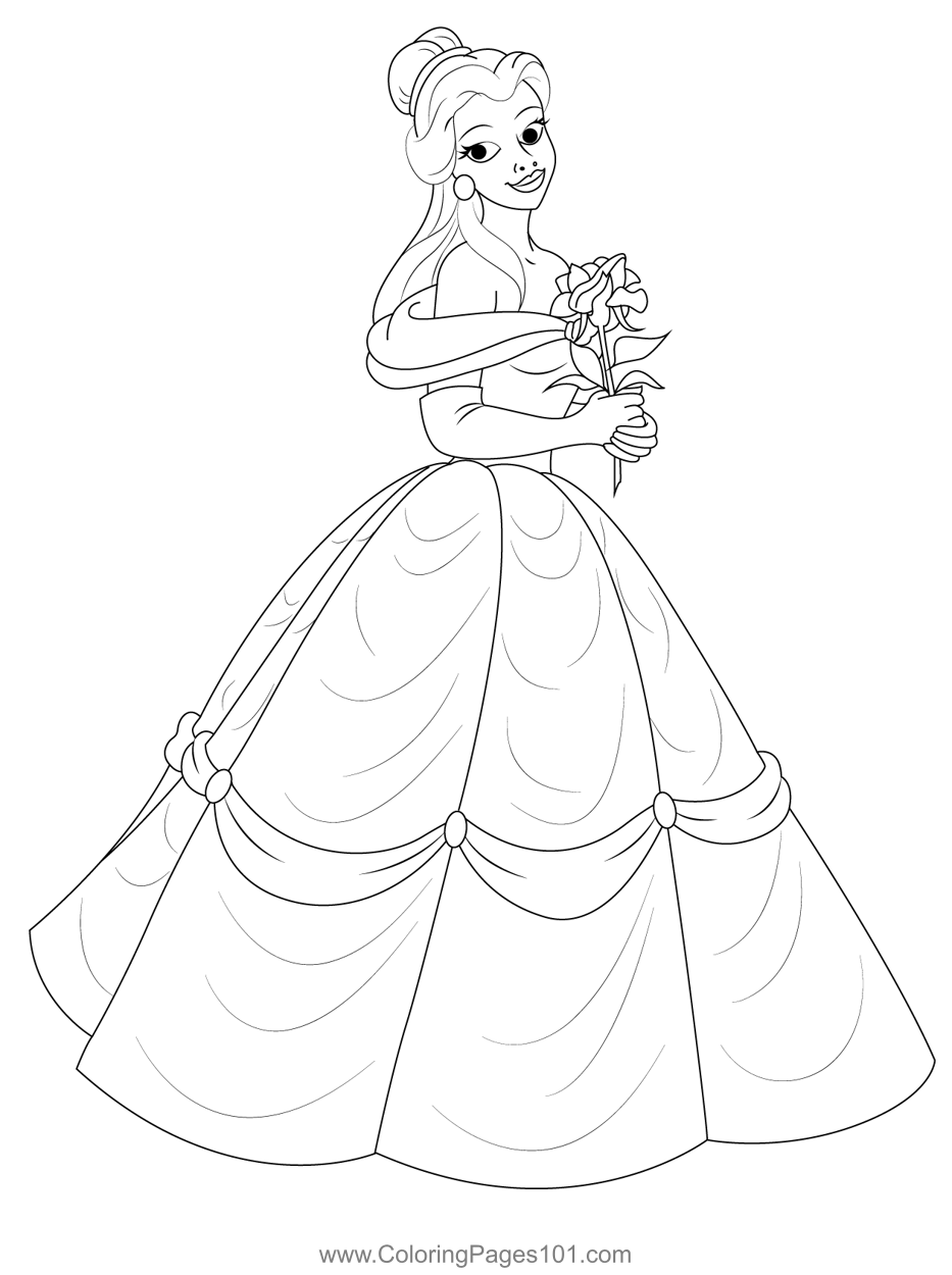 artistic all princesses coloring pages printable jpg