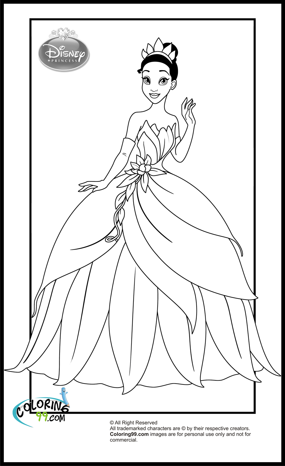 entertaining all princesses coloring pages printable jpg