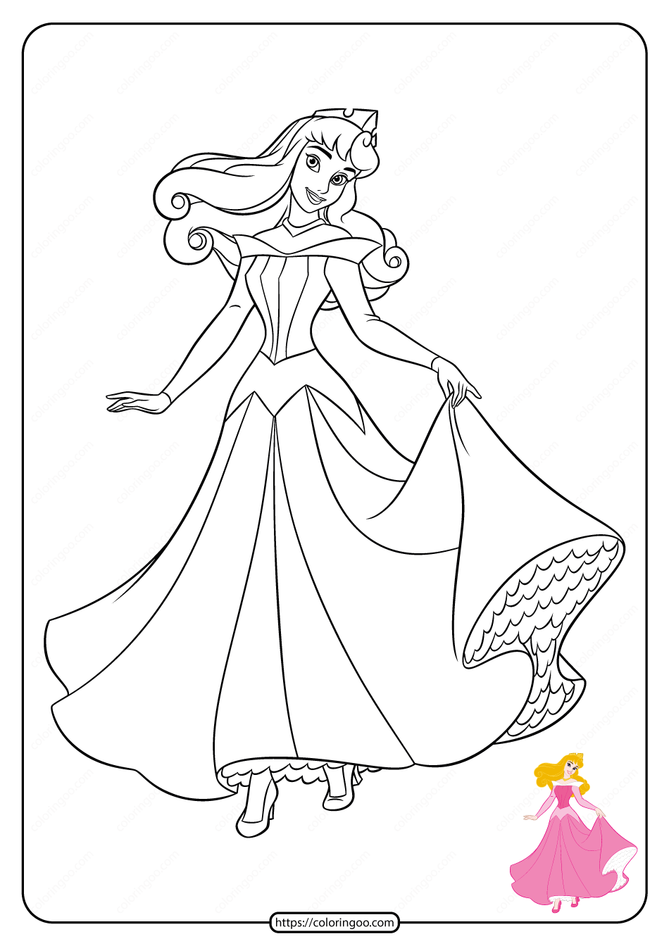 simple all princesses coloring pages printable jpg