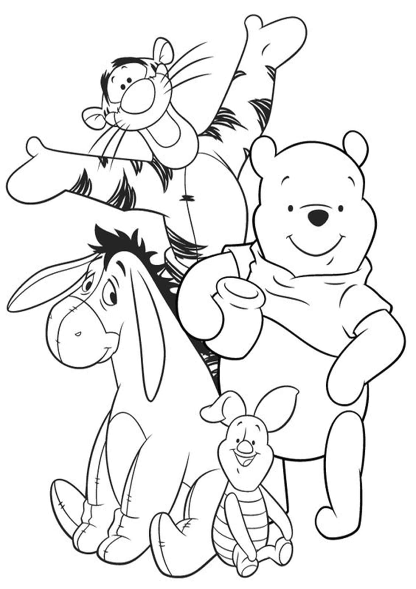 31+ Free Baby Winnie Pooh Coloring Pages Unique