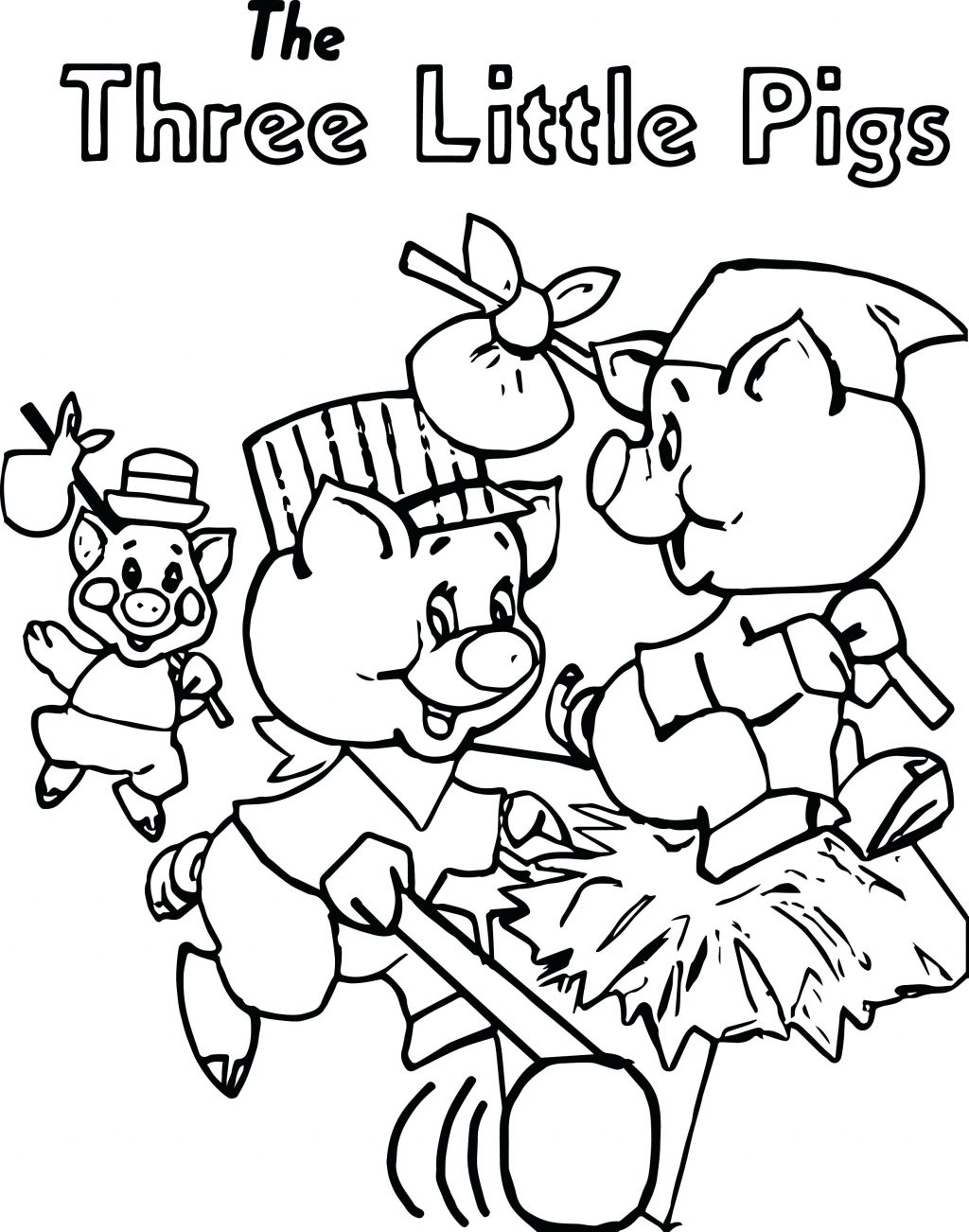 artistic cartoon pig coloring pages printable jpg