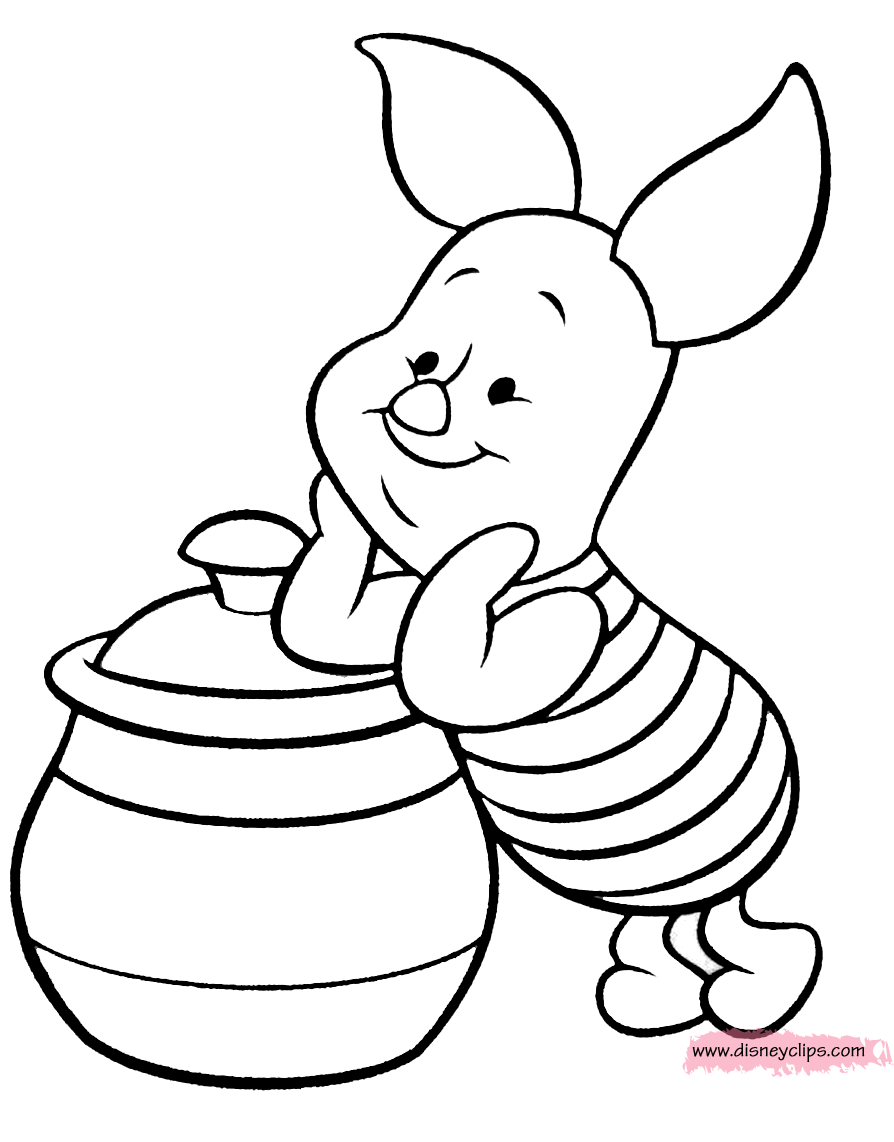 adorable piglet printable coloring pages printable jpg