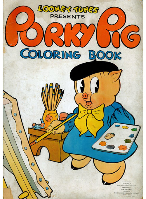 free porky pig coloring pages printable jpg