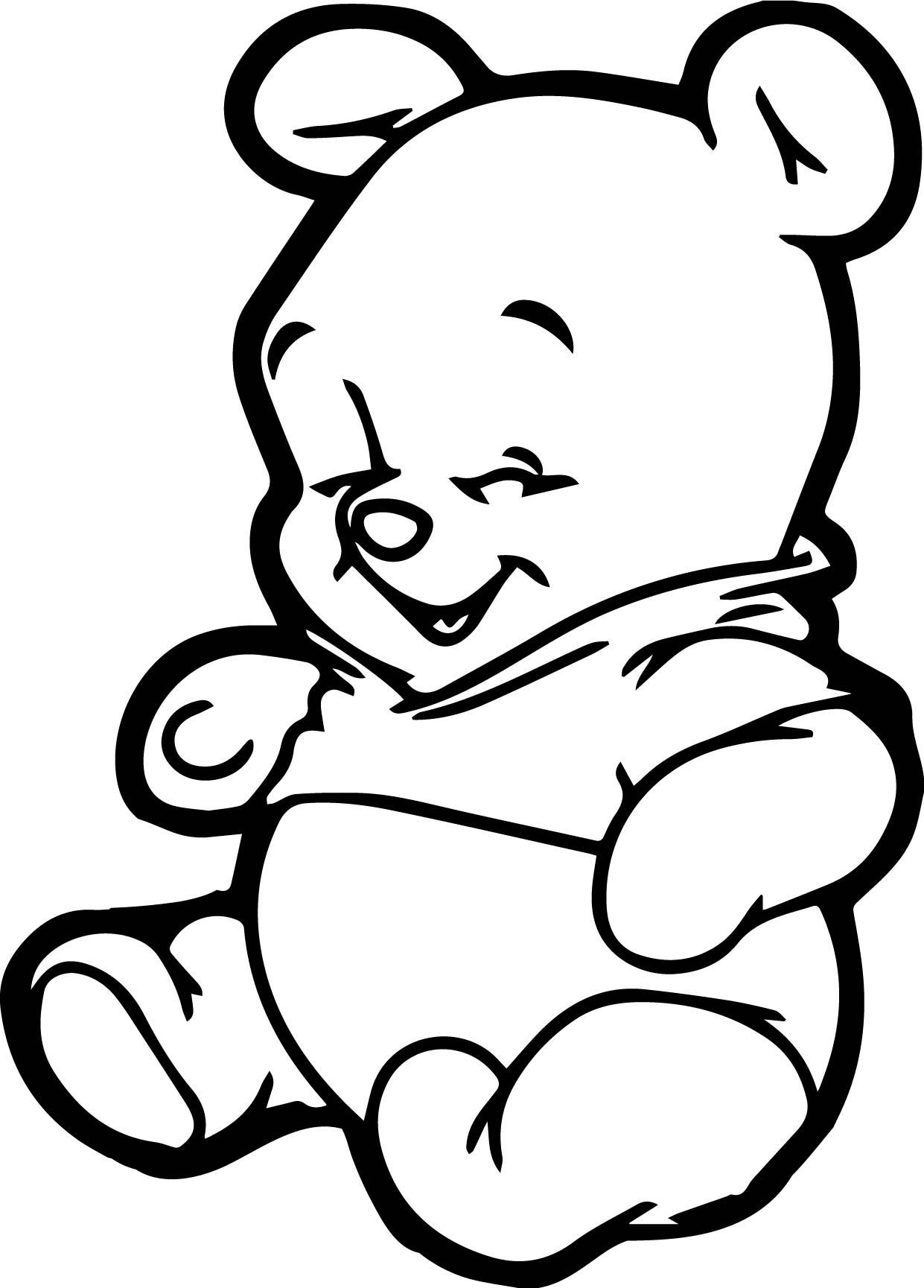 36+ Simple Baby Winnie Pooh Coloring Pages Aesthetic