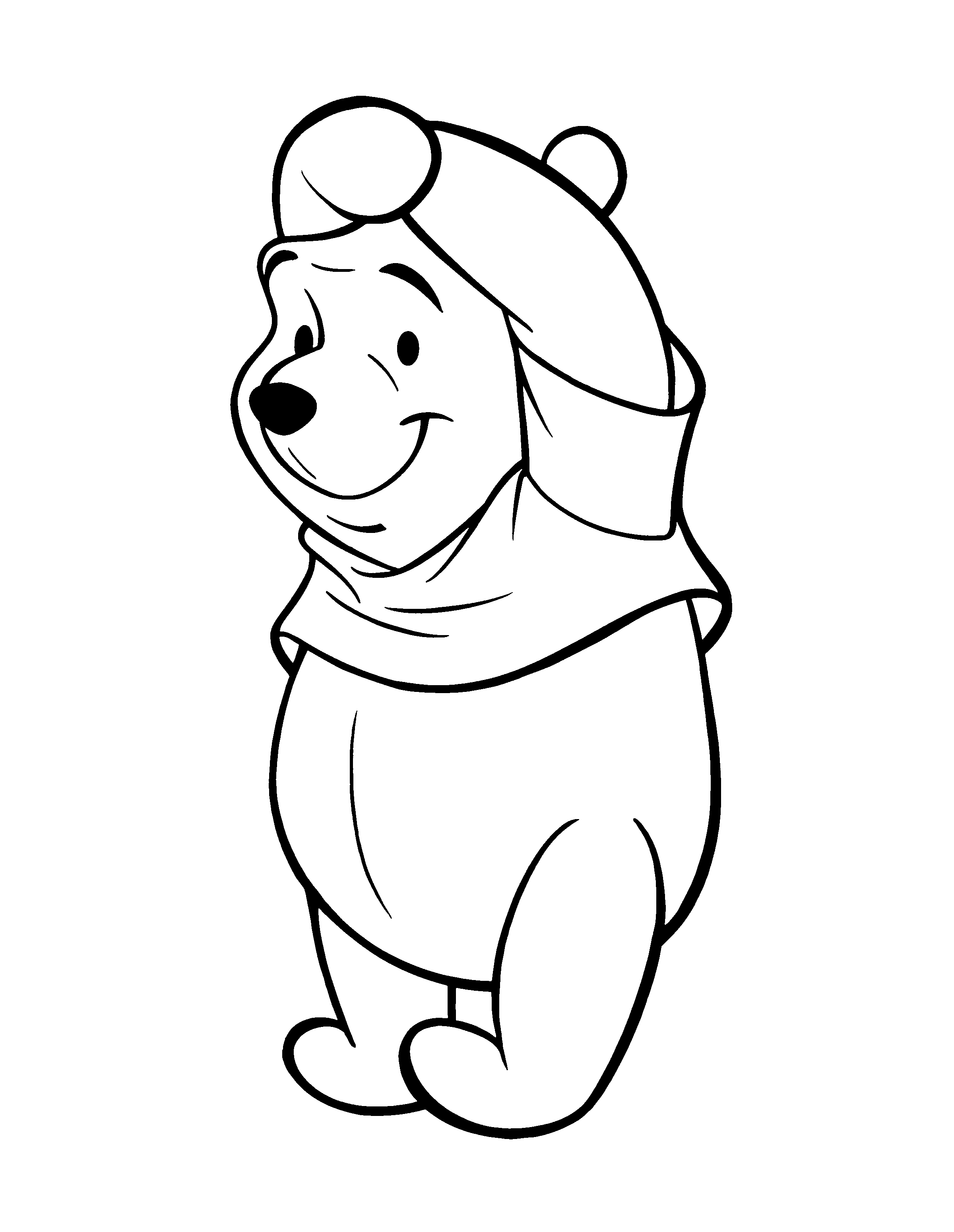 36+ Cheerful Baby Winnie Pooh Coloring Pages Simple