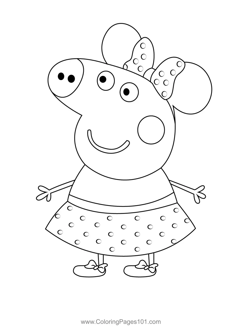 46+ Whimsical Christmas Pig Coloring Pages Archives