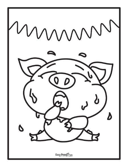 30+ Joyful Easy Pig Coloring Pages for Kids and Adult