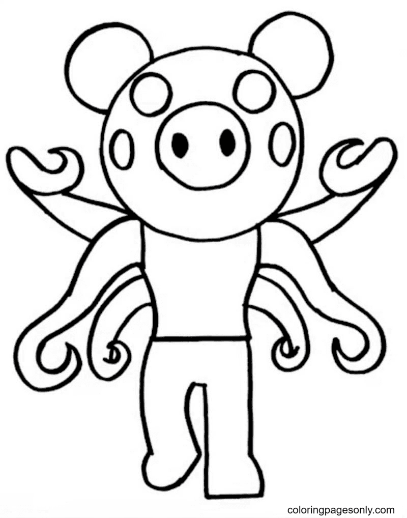 38+ Joyful Piggy Printable Coloring Pages and Drawing