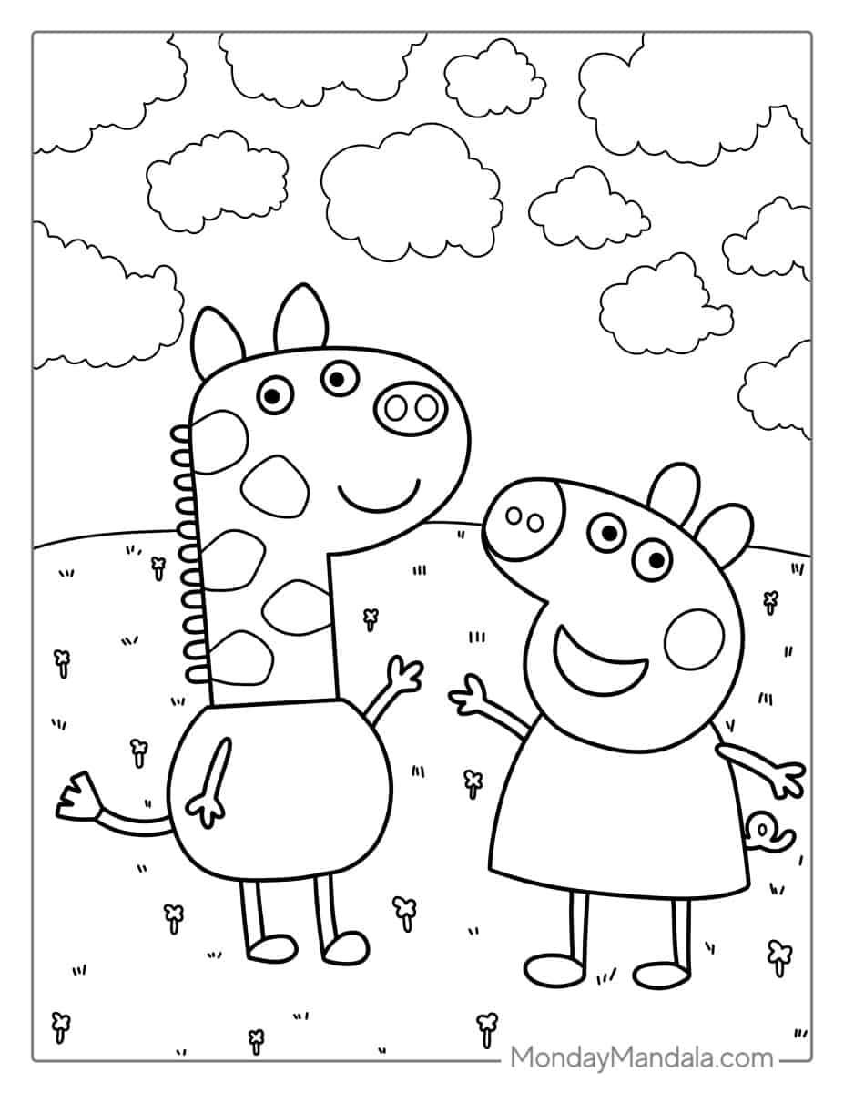 33+ Unique Christmas Pig Coloring Pages Aesthetic