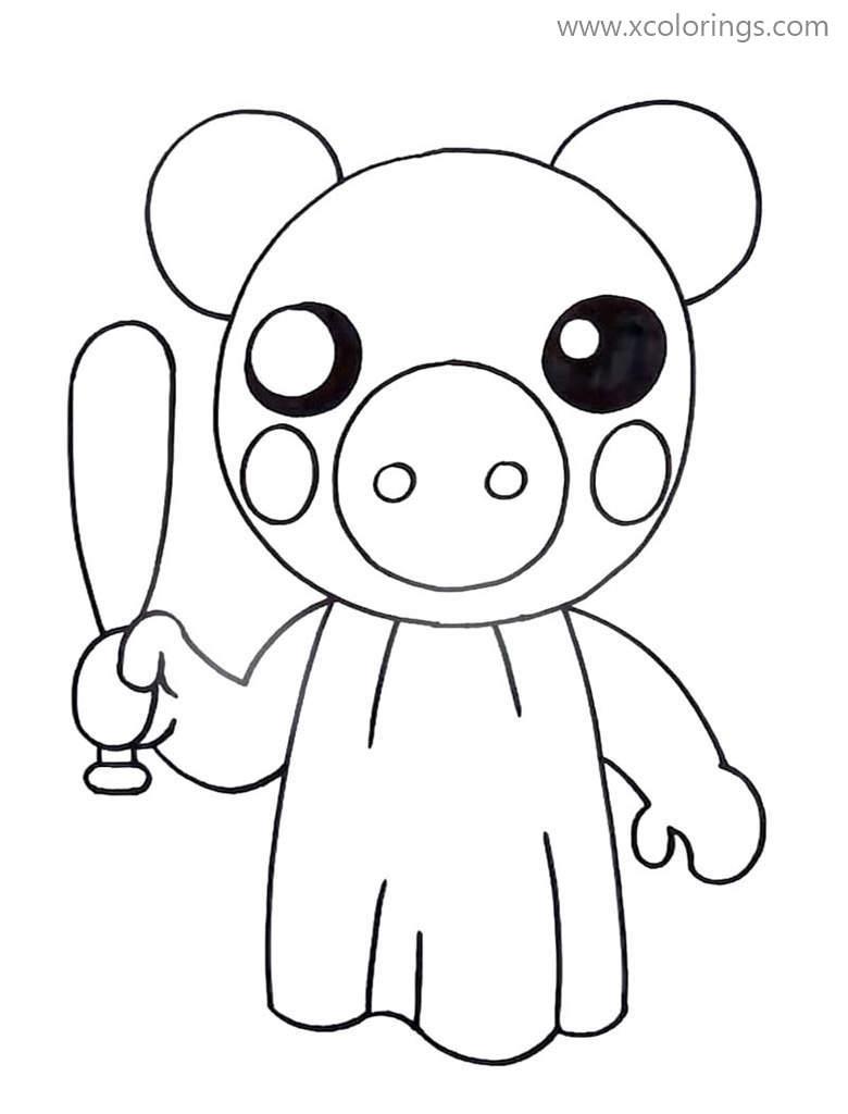 30+ Lovely Piggy Printable Coloring Pages PDF Printable